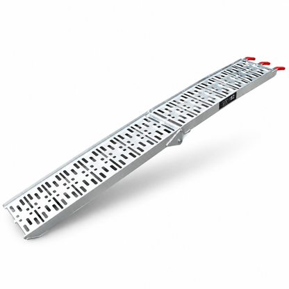X-Tech Folding Alloy Ramp 220x27cm - 340kg Rated