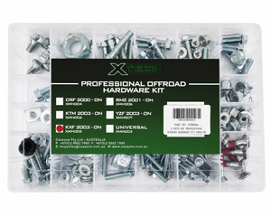 X-Tech Kawasaki Motorcycle Bolt Kit - 210 Piece