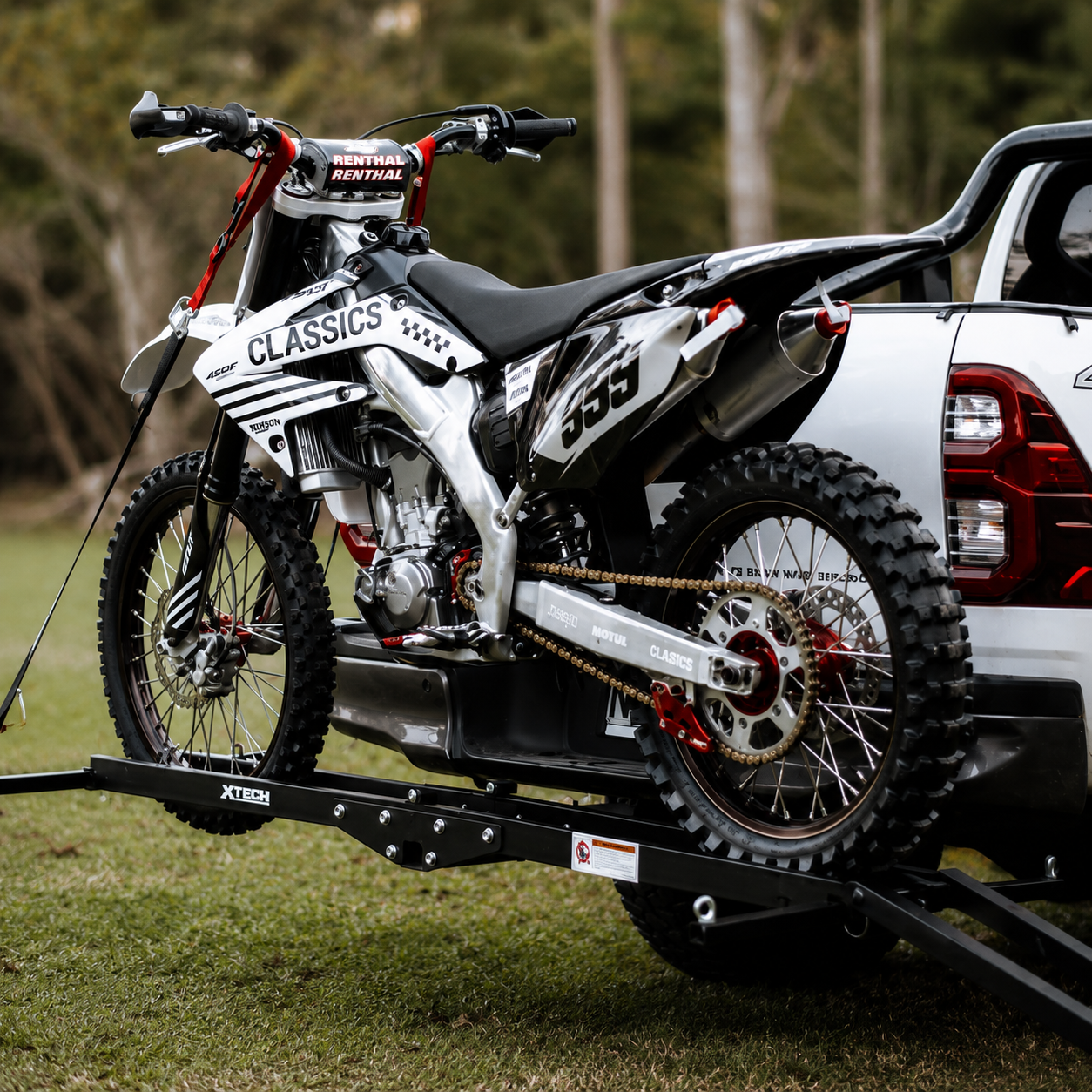 X-Tech Folding Motorcycle Carrier For Towbar