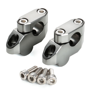 Zeta Offset Handlebar Riser 26mm - 7/8 To 7/8 - Titanium