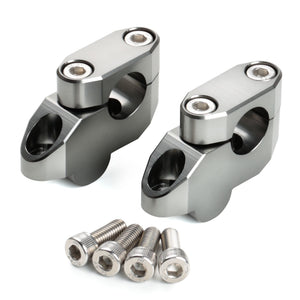 Zeta Offset Handlebar Riser 26mm - 7/8 To 7/8 - Titanium