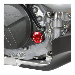 Zeta Engine Plugs - Honda CRF250R ('10–'17), CRF450R/X, CRF150R - Red