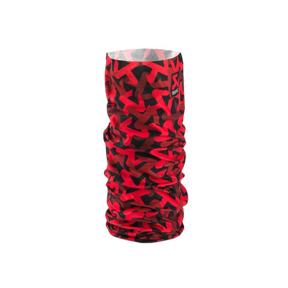 Buff Akrapovic Logos - Red / Black