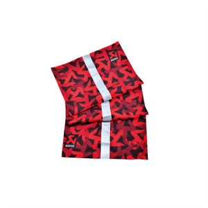Buff Akrapovic Logos - Red / Black