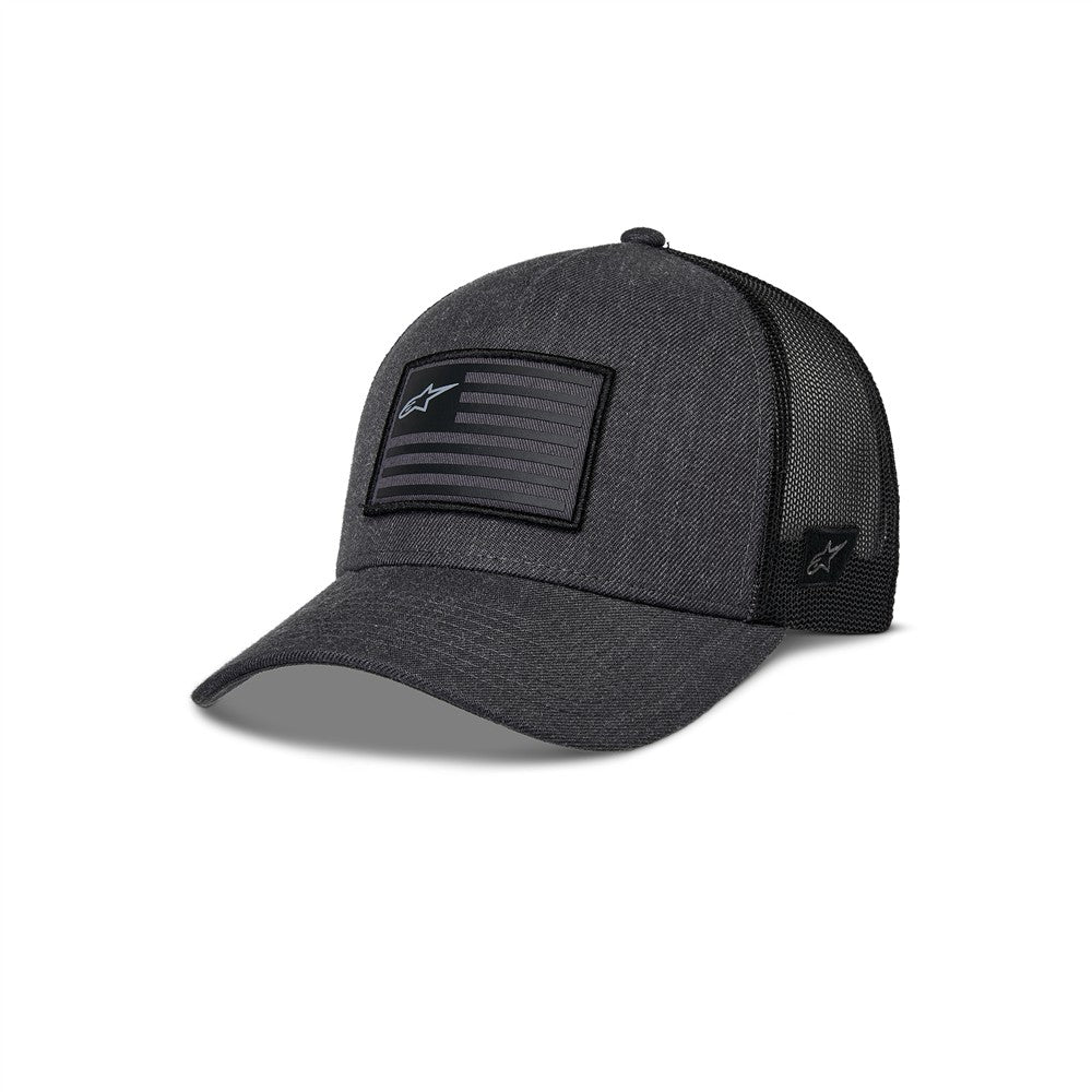 Alpinestars Flag Snapback Hat - Charcoal Heather / Black