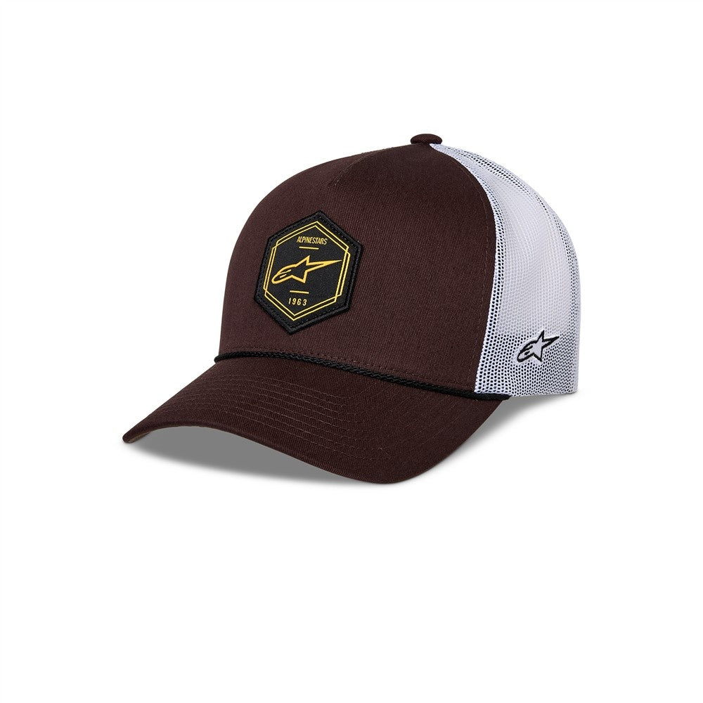 Alpinestars Hexeon Trucker Hat - Brown / White