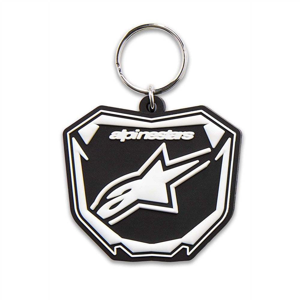 Alpinestars Plate Keyfob - Black / White
