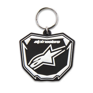 Alpinestars Plate Keyfob - Black / White