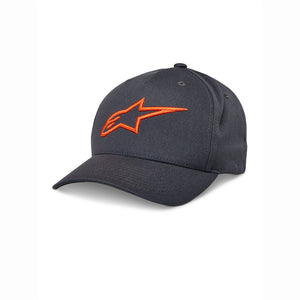Alpinestars Ageless Snapback Hat - Charcoal / Orange