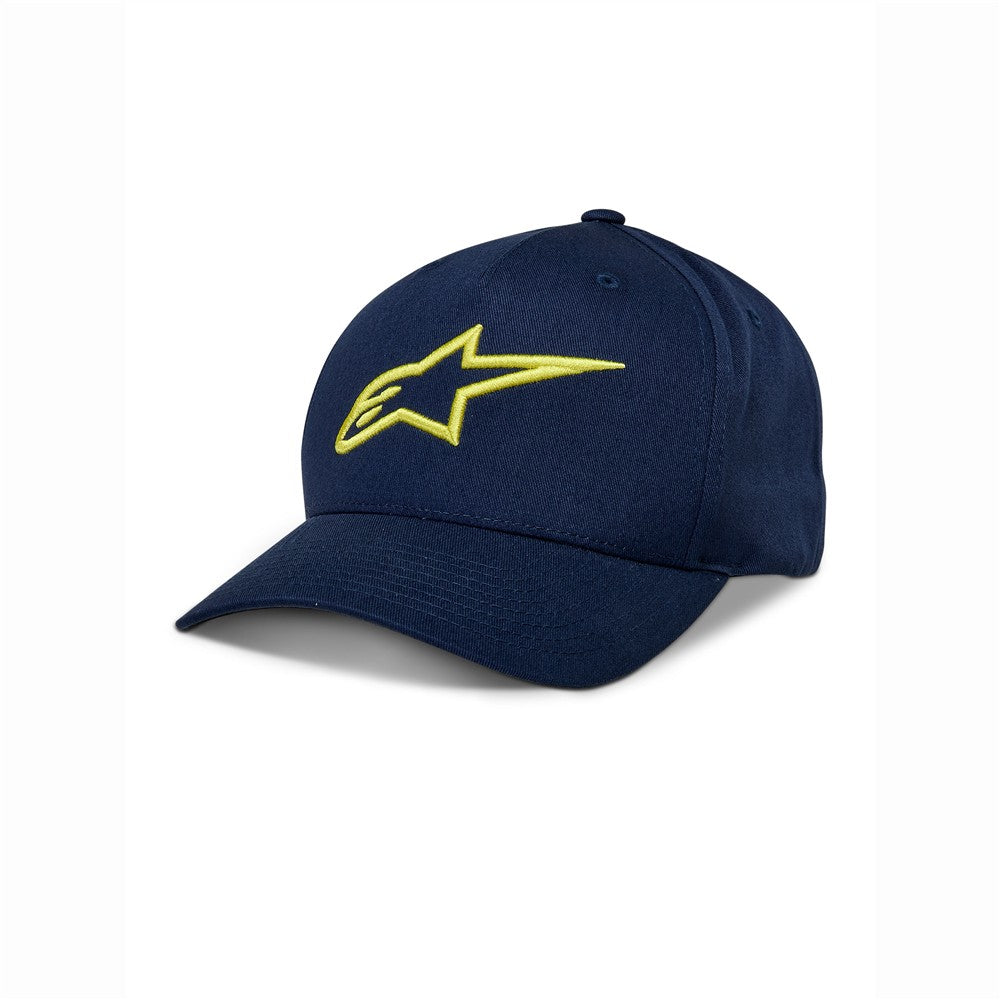 Alpinestars Ageless Snapback Hat - Navy / Hi Viz Yellow