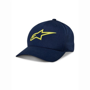 Alpinestars Ageless Snapback Hat - Navy / Hi Viz Yellow