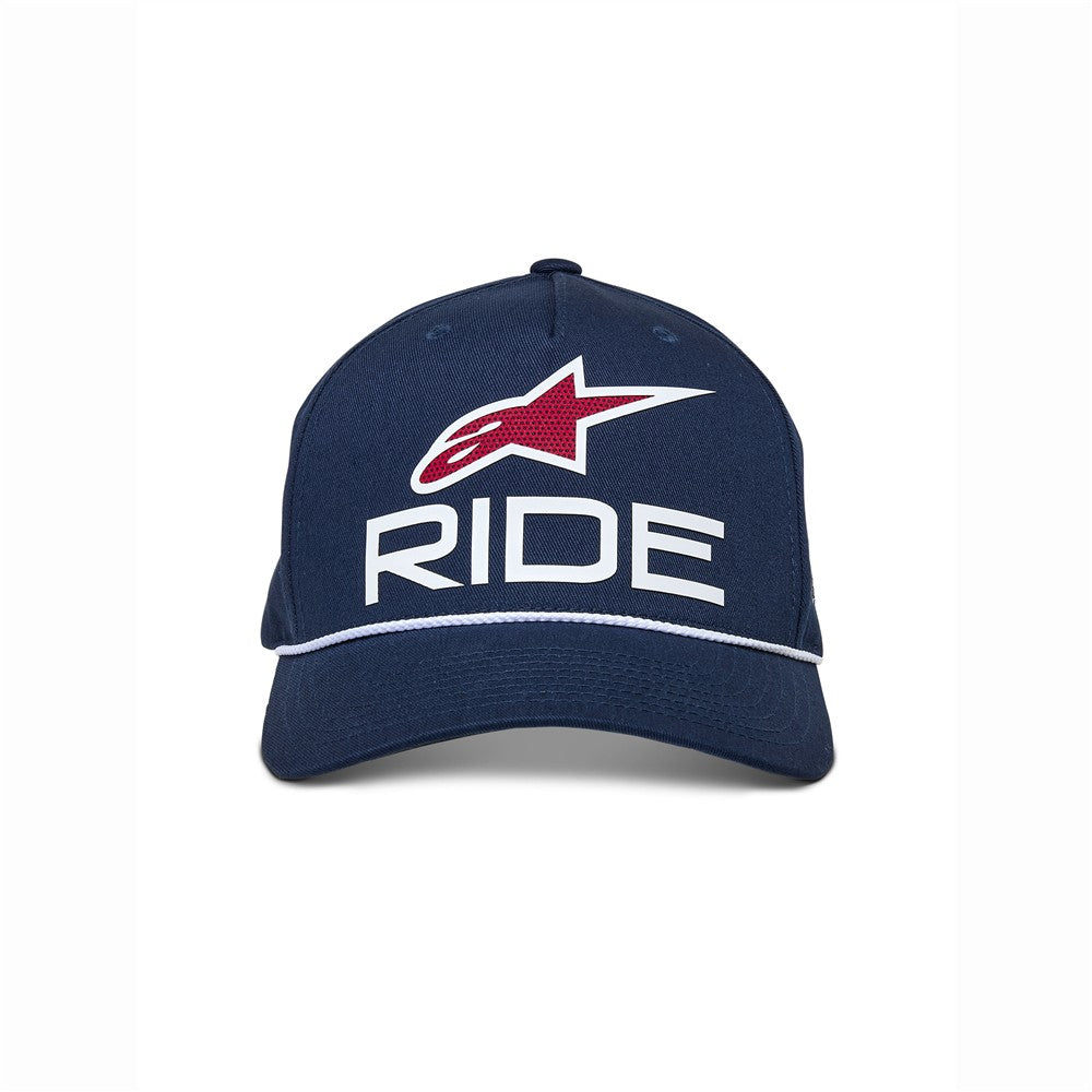 Alpinestars Ride Comp Snapback Hat - Navy / White / Red