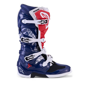 Alpinestars Tech-7 Adult MX Boots - Limited Edition Unity Red / White / Blue