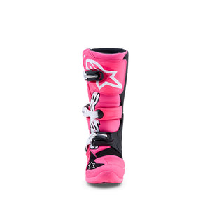 Alpinestars Tech-7S Youth MX Boots - Pink Fluoro / Black / White