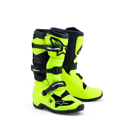 Alpinestars Tech-7S Youth MX Boots - Yellow Fluoro / Black