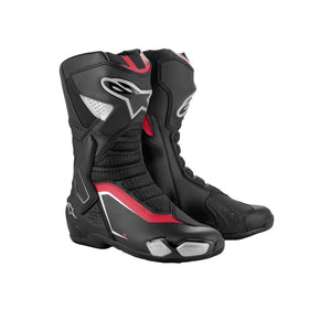Alpinestars SMX-6 V3 Boots - Black / Silver / Red