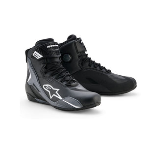 Alpinestars Faster-4 Drystar Shoes - Black Cool Gray White