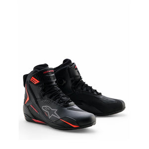 Alpinestars Faster-4 Drystar Riding Shoes - Black / Red