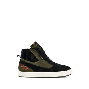 Alpinestars Stated Waterproof Riding Shoes - Military Green / Black / Off White