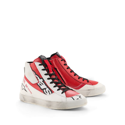 Alpinestars Stated Flair Shoes - White / Bright Red