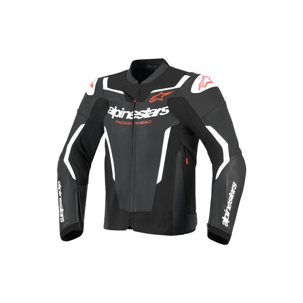 Alpinestars GP Force V2 Leather Jacket - Black / White