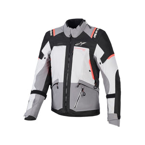Alpinestars Stella Andes V4 Drystar Jacket - Dark Gray Ice Gray Black Fluoro Coral