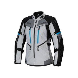 Alpinestars Stella Bogota Pro Drystar Jacket - Ice Gray / Black / Cyan