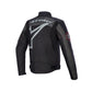 Alpinestars Axton Leather / Textile Jacket - Black / Anthracite / Red / Tangerine