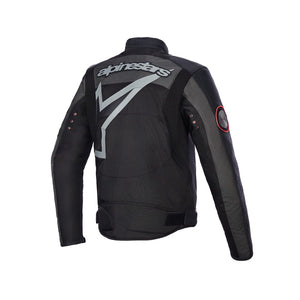 Alpinestars Axton Leather / Textile Jacket - Black / Anthracite / Red / Tangerine