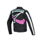 Alpinestars Idles Womens Leather / Textile Jacket - Black / Off White / Purple