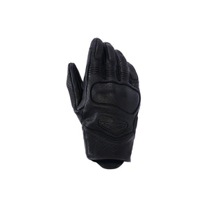 Alpinestars Mustang V3 Leather Gloves - Black / Black