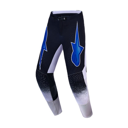 Alpinestars Supertech Adult MX Pants - AFD Hiten Black / Light Lilac / Blithe Blue