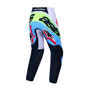 Alpinestars Supertech Adult MX Pants - Dyna Light Lilac / Green Fluoro / Black