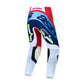 Alpinestars Supertech Adult MX Pants - Dyna Fire Red / White / Navy / Blue