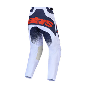 Alpinestars Techstar Adult MX Pants - Swan Light Lilac / Dark Gray / Red Fluoro