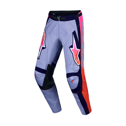 Alpinestars Racer Adult MX Pants - Hunt Light Violet / Deep Purple / Pink Fluoro