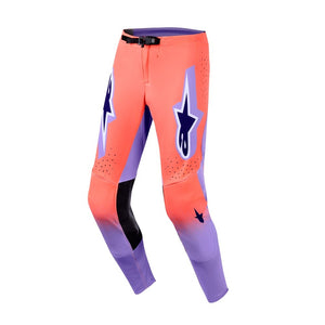 Alpinestars Supertech Adult MX Pants - Scenz Hot Coral Purple