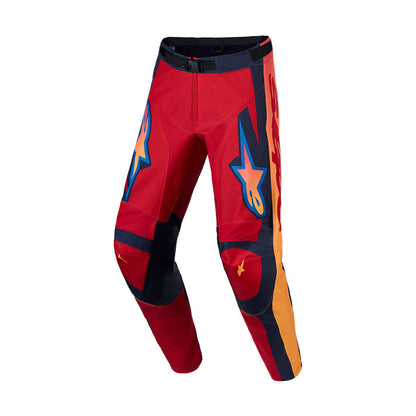 Alpinestars Racer Adult MX Pants - Hunt Fire Red / Graystone / Hot Coral