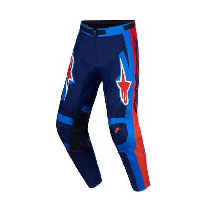 Alpinestars Racer Adult MX Pants - Hunt Strong Blue / Deep Blue / Fire Red