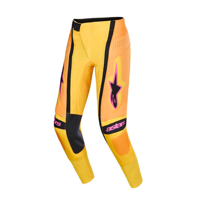 Alpinestars Techstar Adult MX Pants - Nomur Orange / Yellow / Pink