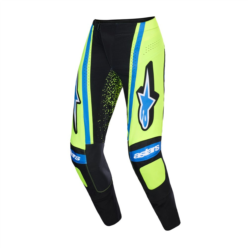 Alpinestars Techstar Adult MX Pants - Nomur Dark Navy / Yellow Fluoro / UCLA Blue