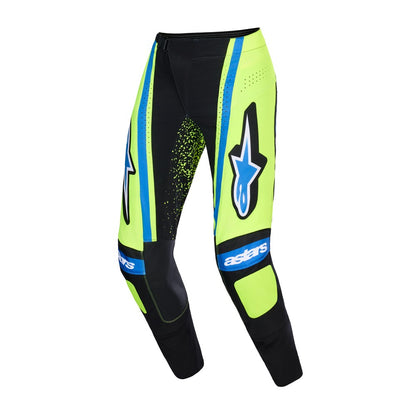 Alpinestars Techstar Adult MX Pants - Nomur Dark Navy / Yellow Fluoro / UCLA Blue