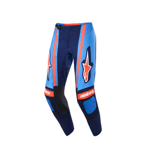 Alpinestars Techstar Adult MX Pants - Nomur Dark Navy / Orange / UCLA Blue
