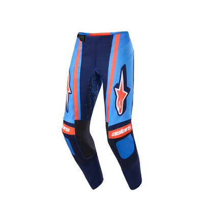 Alpinestars Techstar Adult MX Pants - Nomur Dark Navy / Orange / UCLA Blue