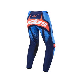 Alpinestars Techstar Adult MX Pants - Nomur Dark Navy / Orange / UCLA Blue