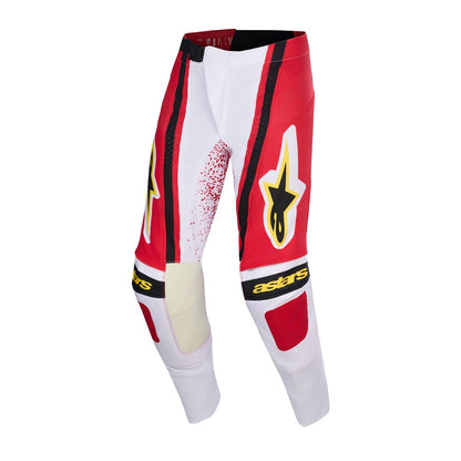 Alpinestars Techstar Adult MX Pants - Nomur Light Gray / Red / Black