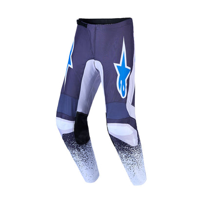 Alpinestars Fluid Adult MX Pants - Drag Graystone / Light Lilac / UCLA Blue / Black