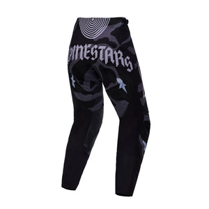 Alpinestars Techstar Adult MX Pants - Limited Edition Beast Coast Pirate Black / Hot Orange