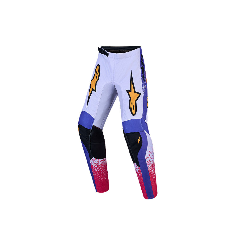 Alpinestars Fluid Youth MX Pants - Drag Light Lilac / Blue / Iris Gold