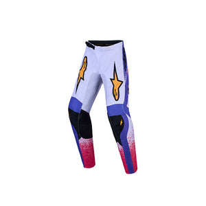 Alpinestars Fluid Youth MX Pants - Drag Light Lilac / Blue / Iris Gold